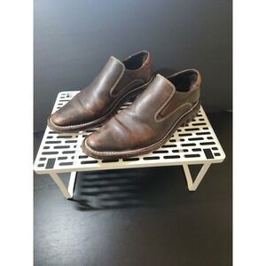 Cole Haan Mens Brown Pebbled Leather Slip On Loafers C04033 Size 9 M